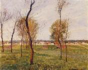 卡米耶 毕沙罗 : A Meadow in Moret